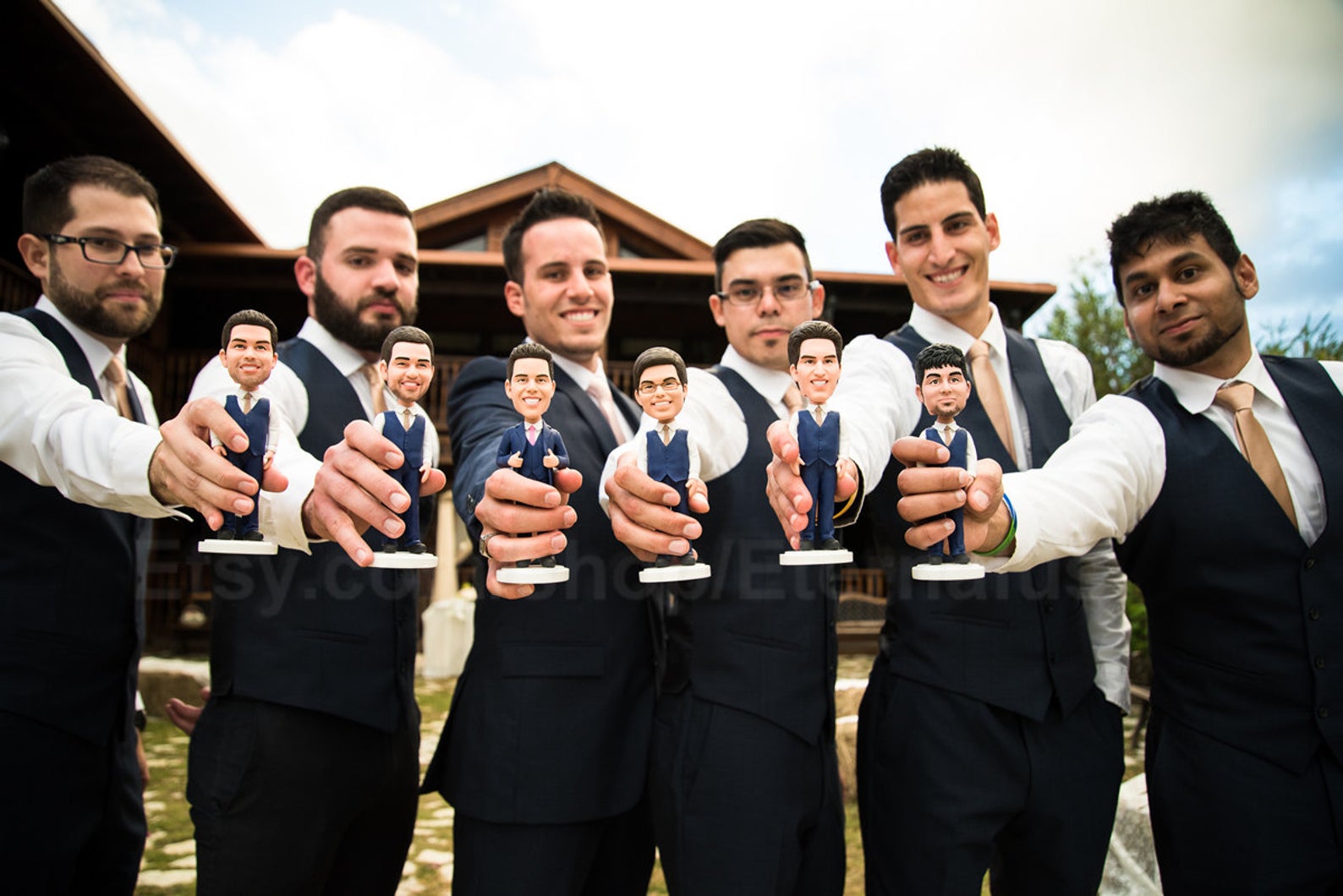 Groomsmen Bobbleheads