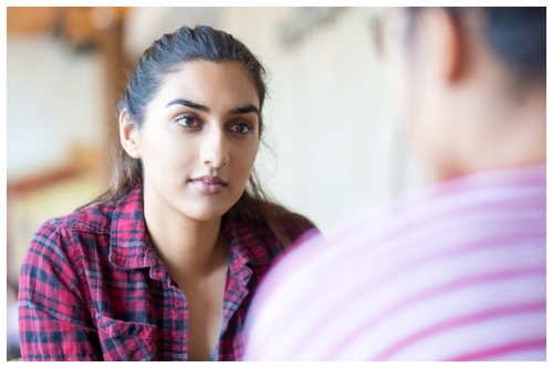 Woman Having Discussion with Her Boyfriend About the Ring