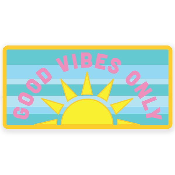 Katydid Beach Towel - Good Vibes Only