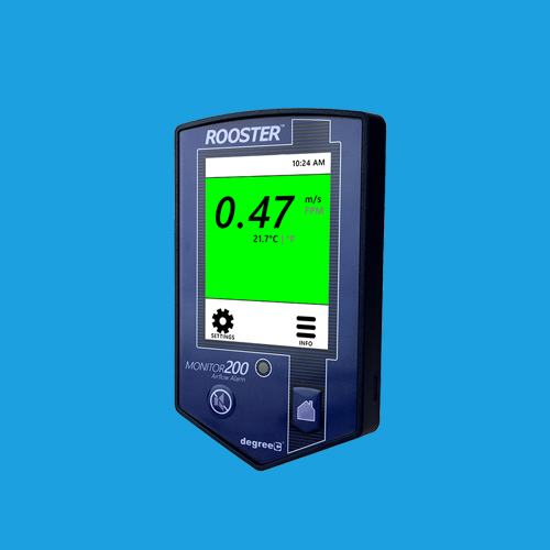 Rooster Monitor 200 with BACnet for ultimat protection and infectious diseas control in hospitals