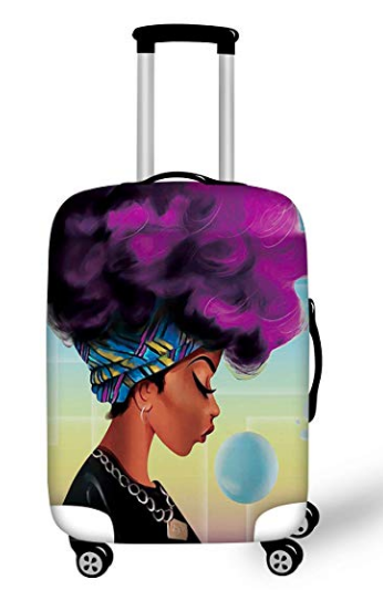 14 Smart Travel Hacks: Colorful Luggage Covers