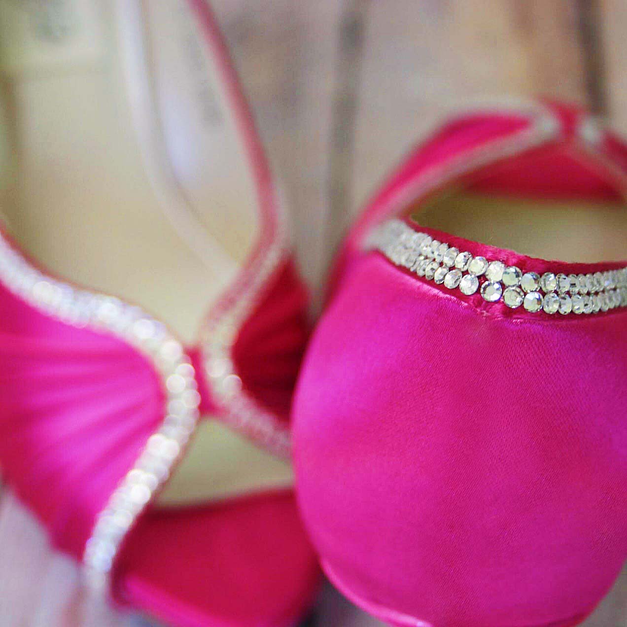 Fuchsia wedges for wedding best sale