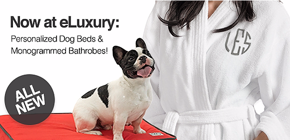 monogrammed dog beds personalized