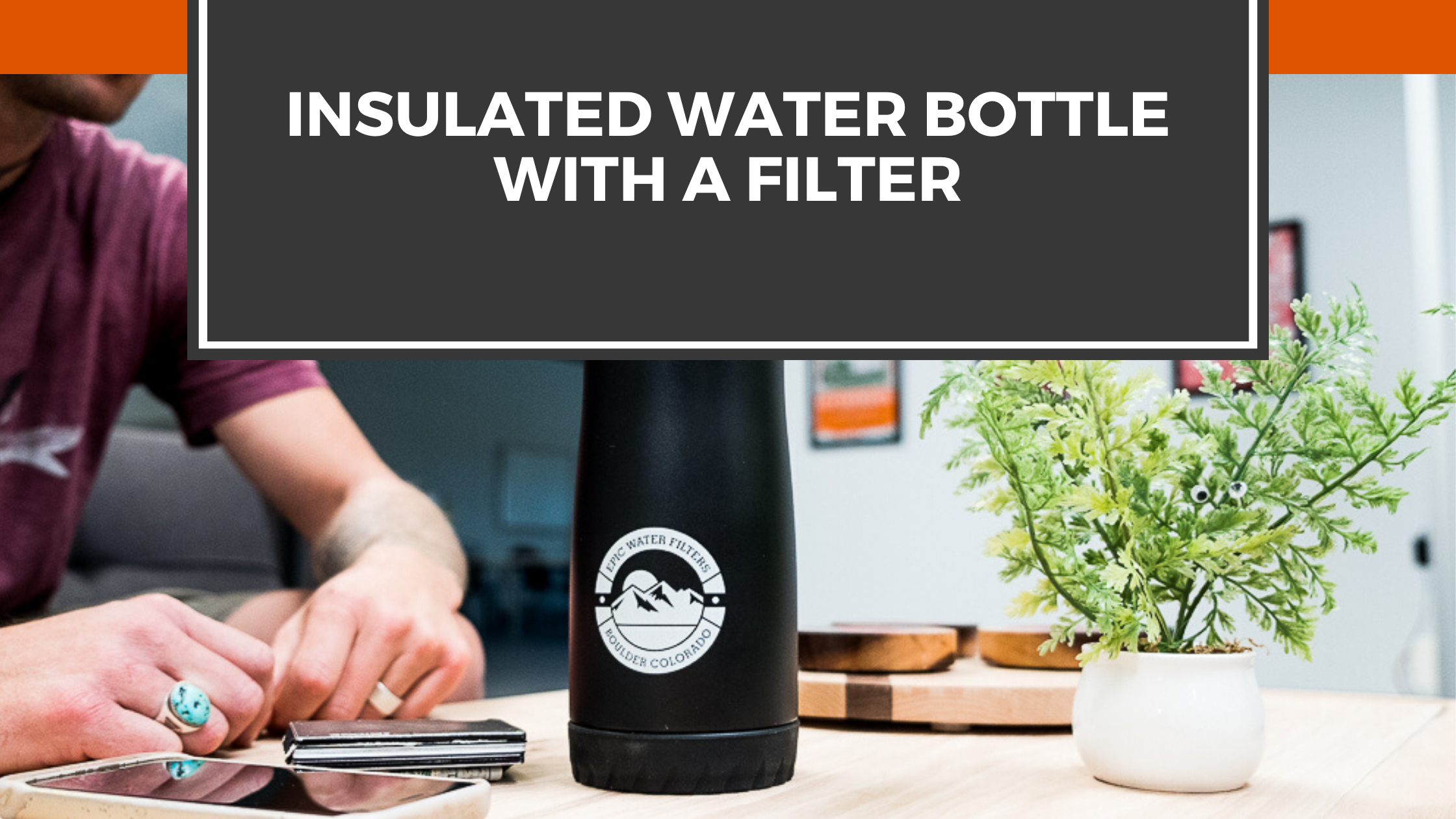 Insulated Water Bottle With Filter