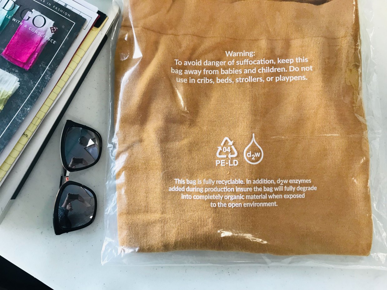 This Bag is Fully Degradable. Like a Leaf.