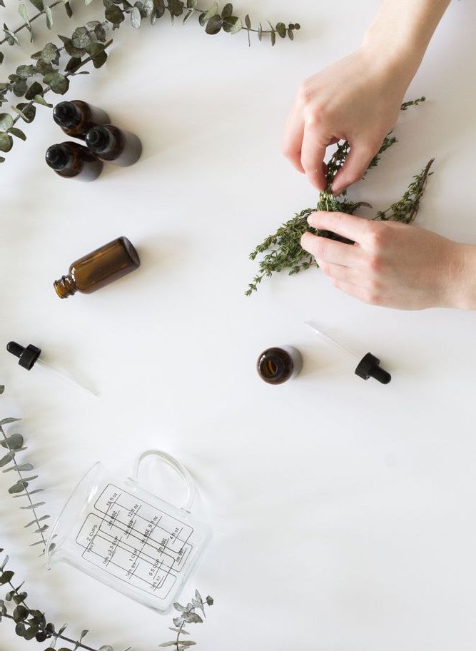 Making an herbal tincture