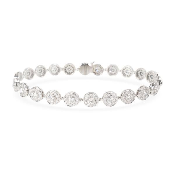 Tiffany & Co. Circlet Diamond Bracelet in Platinum 2.57 CTW