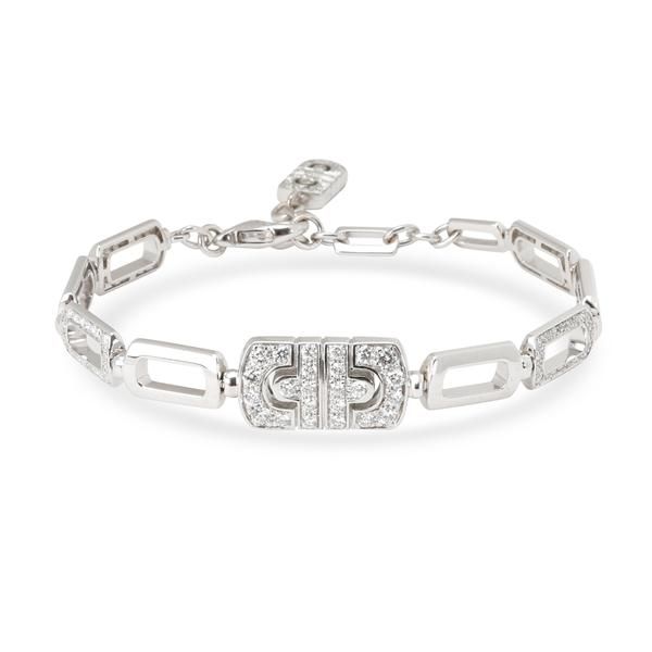 Bulgari Parentesi Diamond Bracelet in 18k White Gold (1.50 CTW)