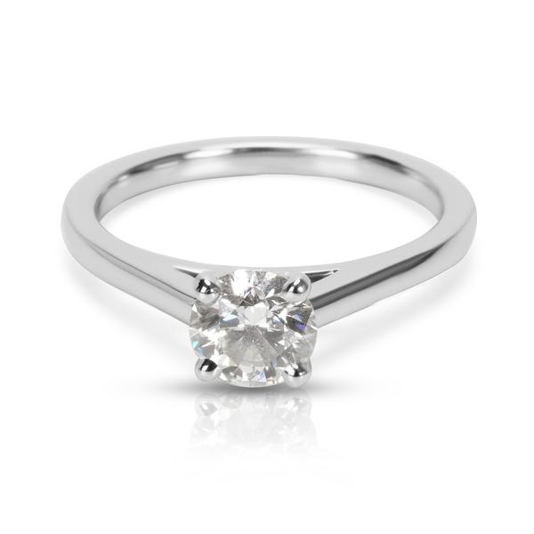 De Beers Diamond Engagement Ring in Platinum F VS1 (0.55ctw)