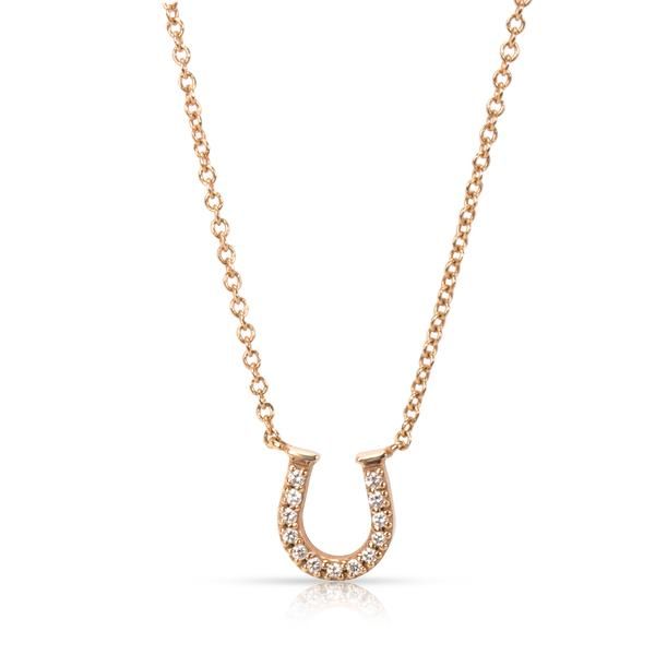 tiffany horseshoe necklace rose gold