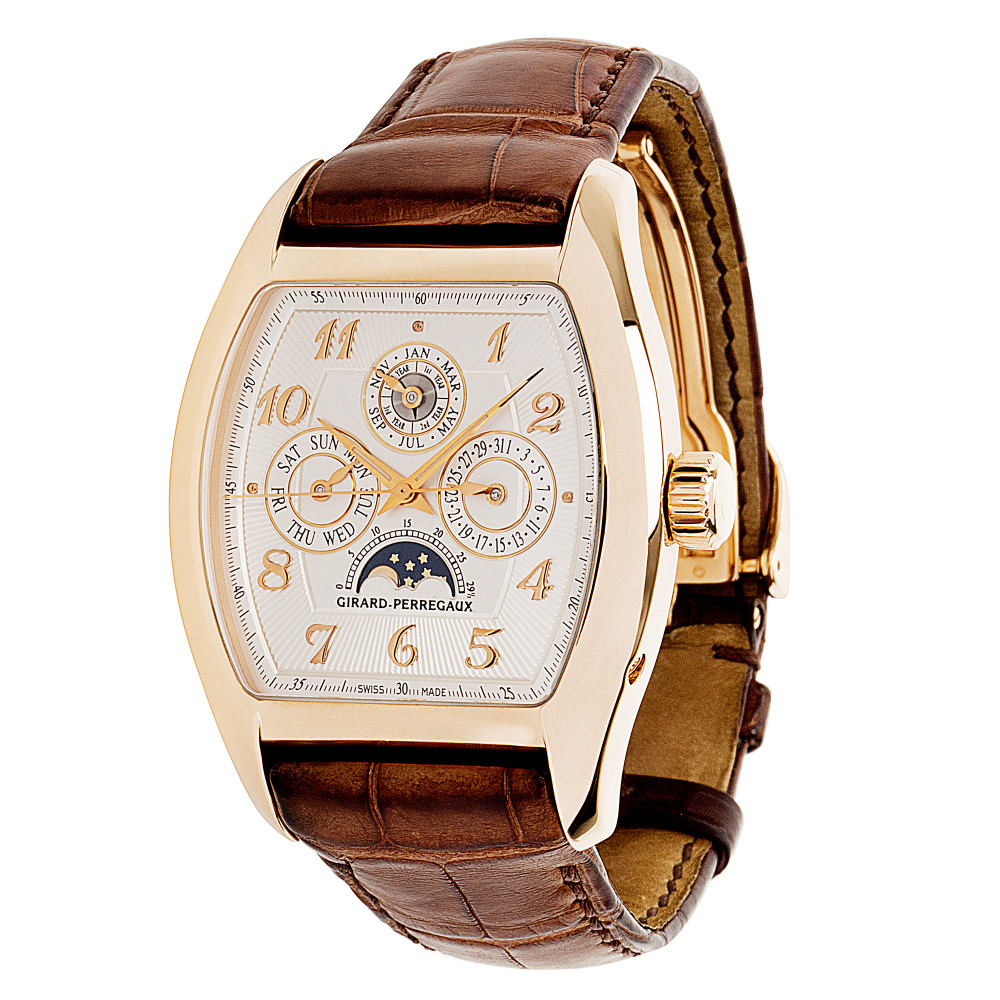Girard-Perregaux Richeville Men's Watch in 18K Rose Gold