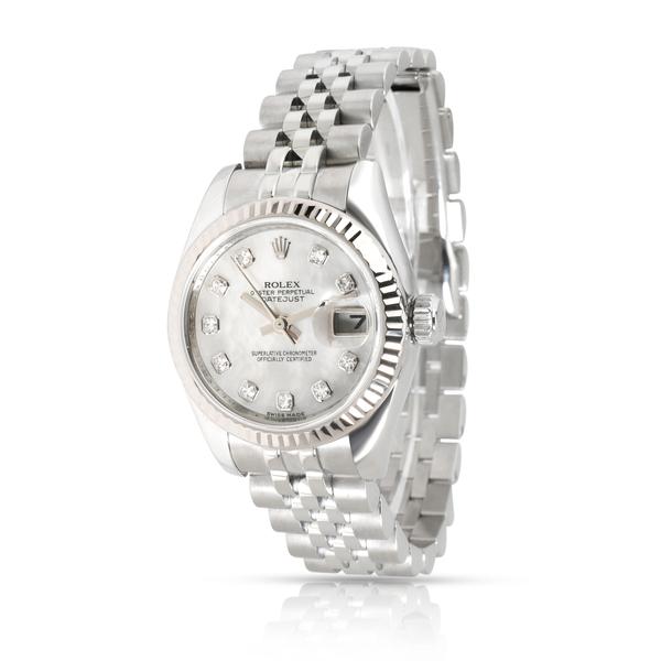 Rolex Datejust 179174 Women's Watch in 18kt Stainless Steel/White Gold