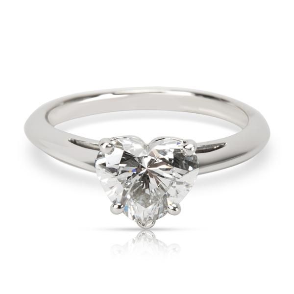 Tiffany & Co. Heart Shaped Diamond Engagement Ring in Platinum F VS1 (1.20 CTW)