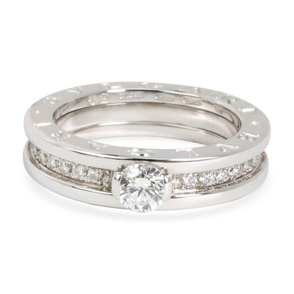 Bulgari B Zero 1 Diamond Engagement Ring in 18K Gold GIA F VVS2 0.44 CTW