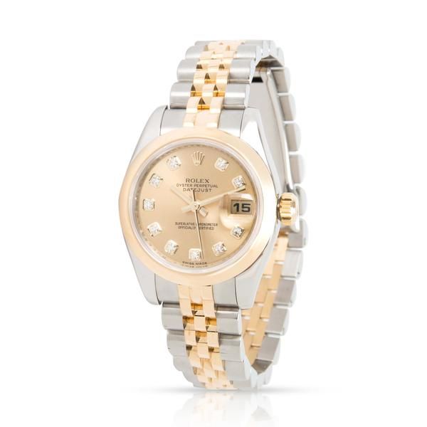 Rolex Datejust 179163 Women's Watch in 18K Stainless Steel/Yellow Gold