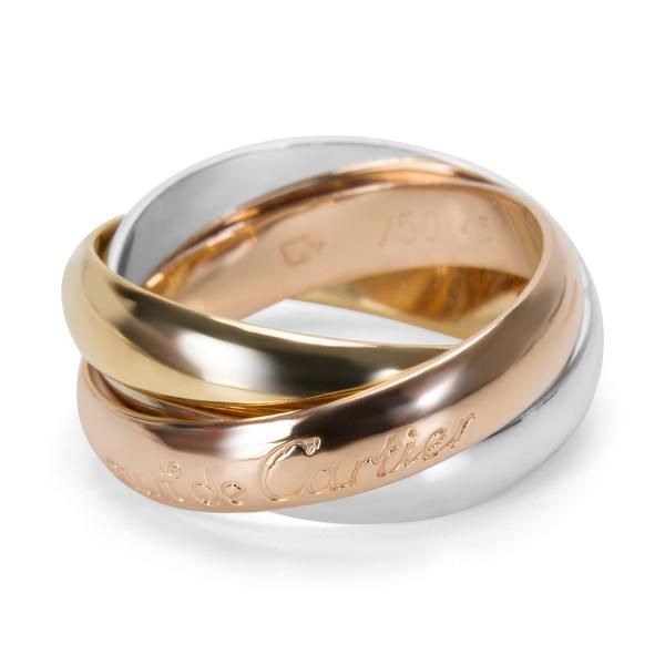 Cartier Trinity Ring in 18KT Tri-Colored Gold