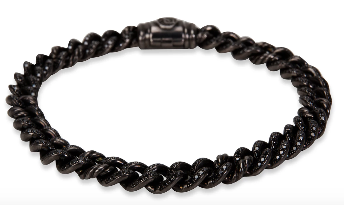 David Yurman Petite Pave Curb Link Bracelet