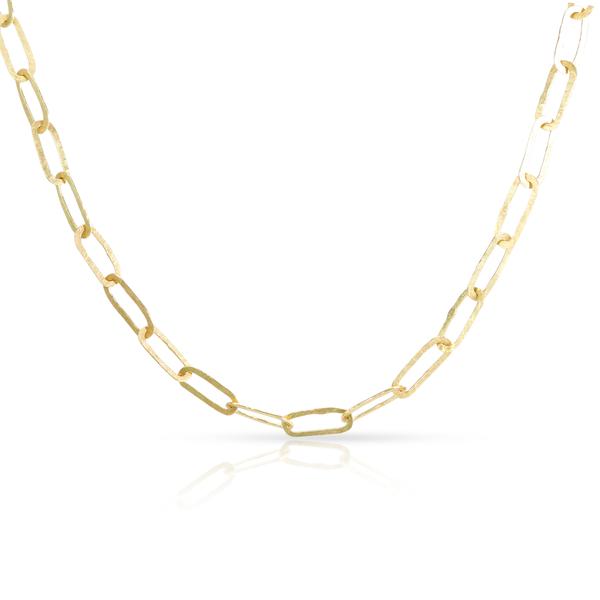 Sophie Hughes Thin Link Chain Necklace in 18KT Yellow Gold