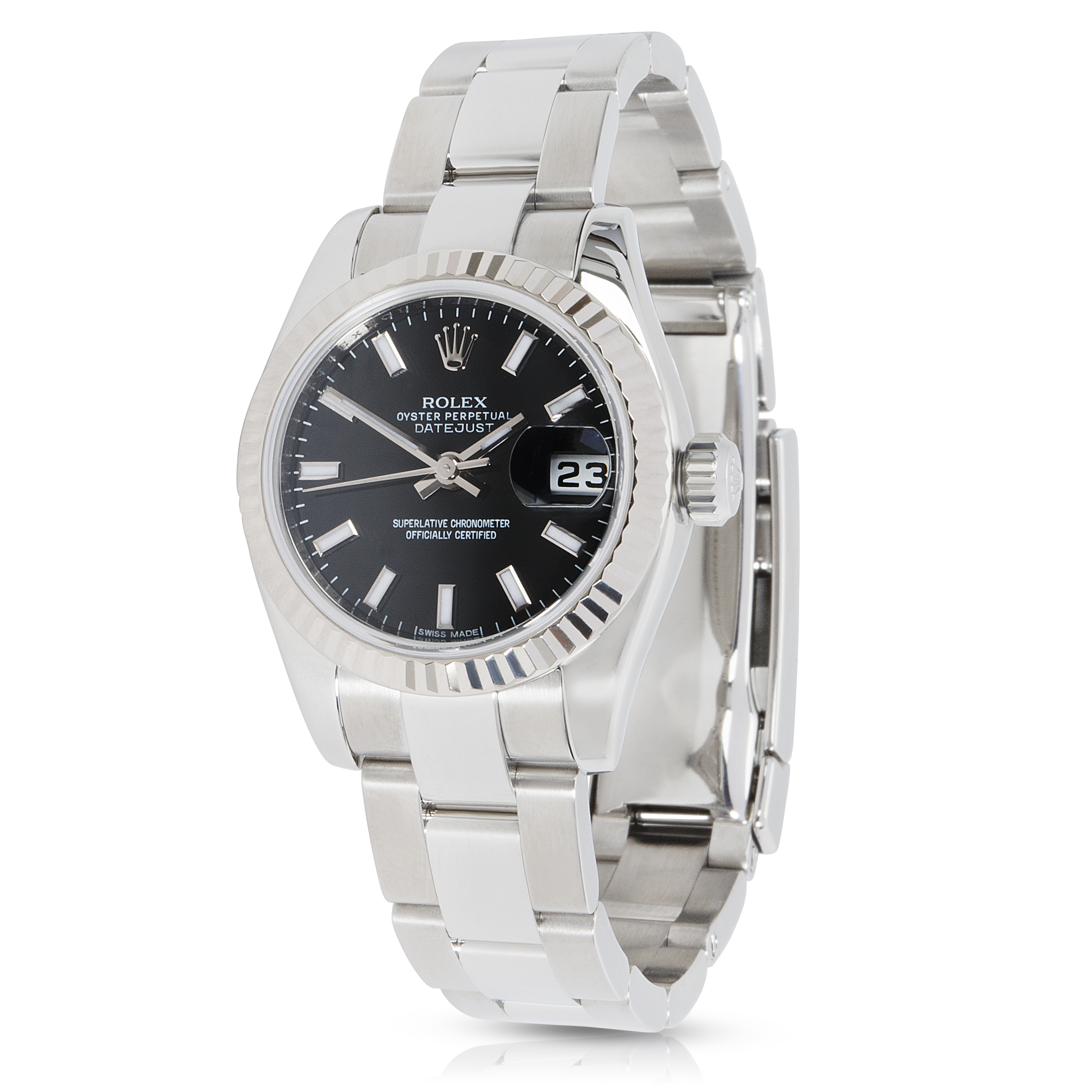 Rolex Datejust 179174 Ladies Watch in 18K White Gold & Stainless Steel