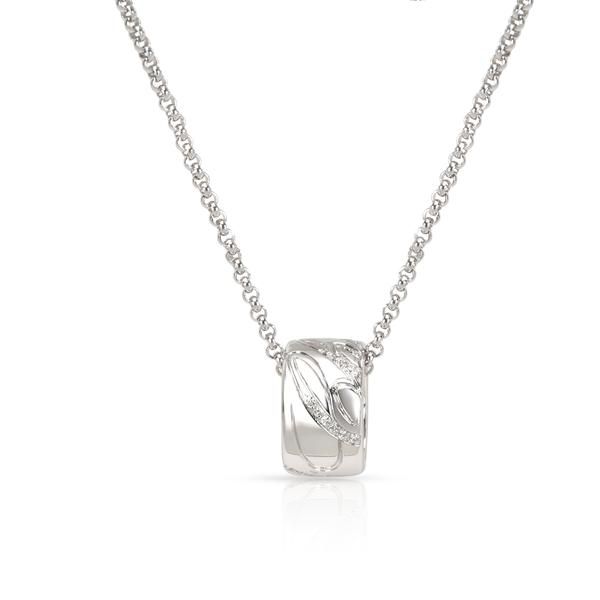 Chopard Chopardissimo Diamond Necklace in 18K White Gold 0.05 CTW