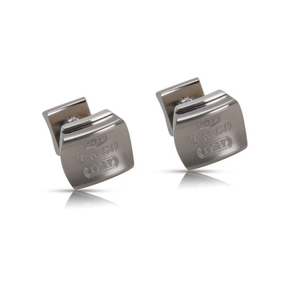 Tiffany & Co. 1837 Galaxy Cufflinks in Sterling Silver & Titanium