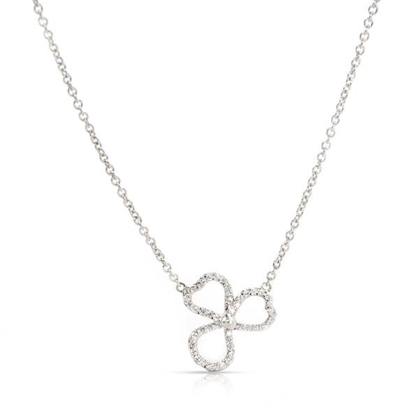 Tiffany & Co. Paper Flowers Diamond Necklace in Platinum (0.06 CTW)