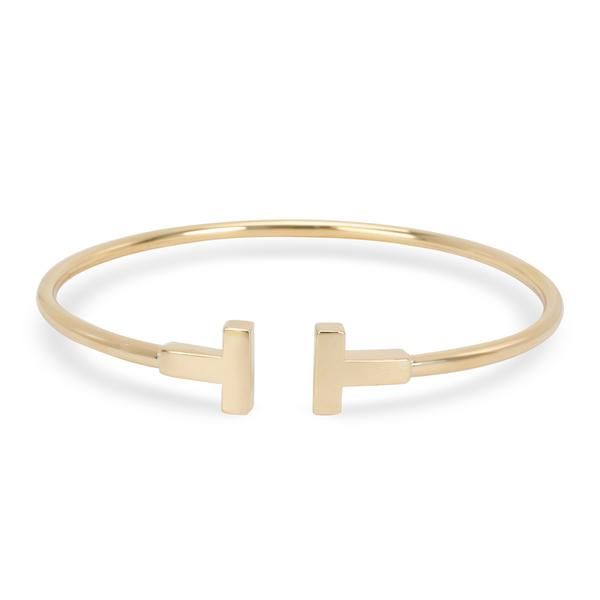 Tiffany & Co. T Wire Bracelet in 18K Yellow Gold