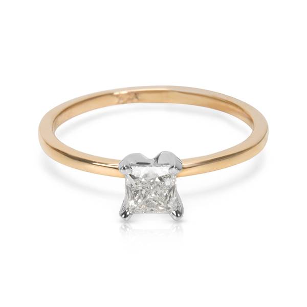 IGL Certified Diamond Engagement Ring in 14K Two Tone Gold (0.71 CTW)