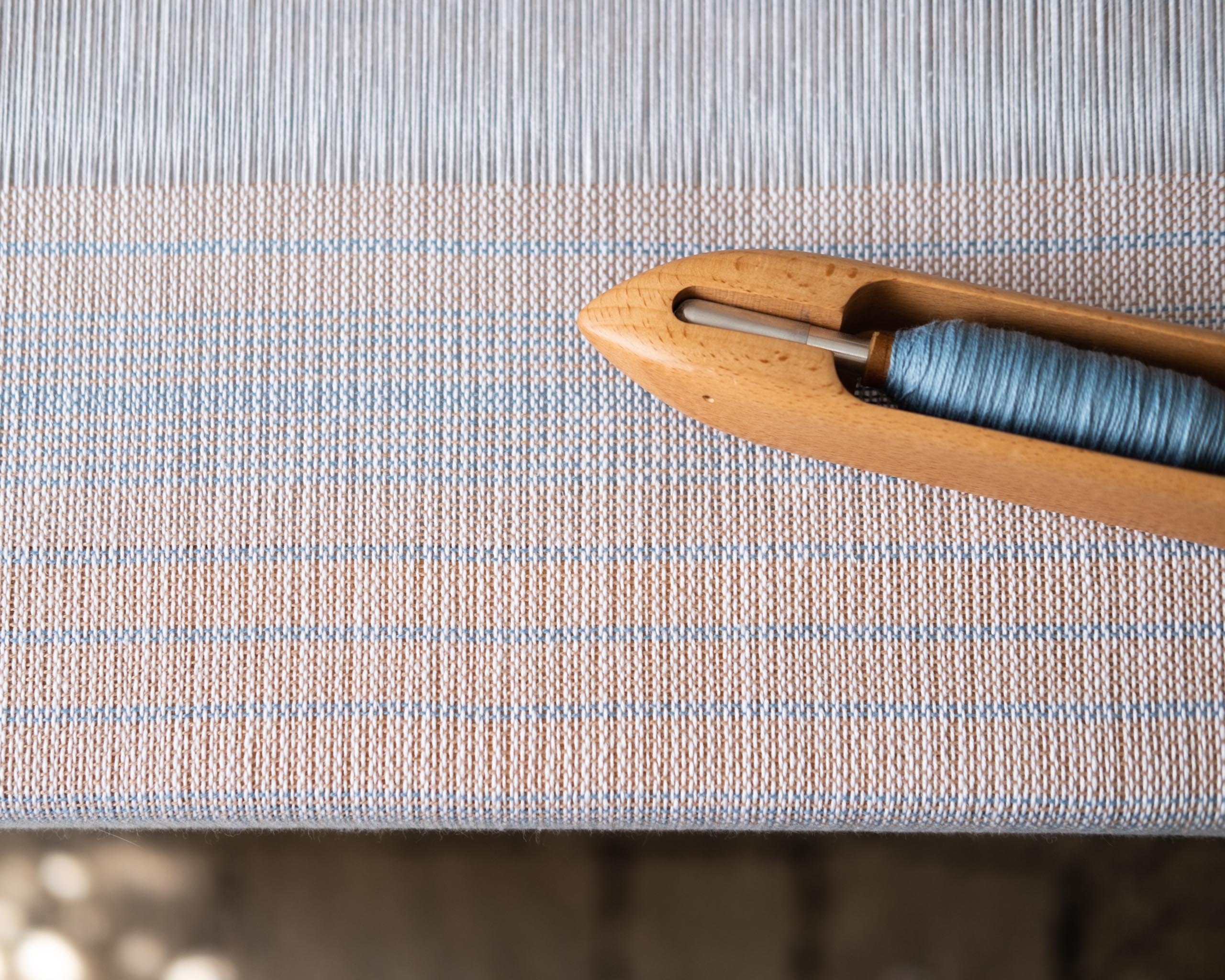 Free Weaving Pattern Handwoven Cotton Baby Blanket