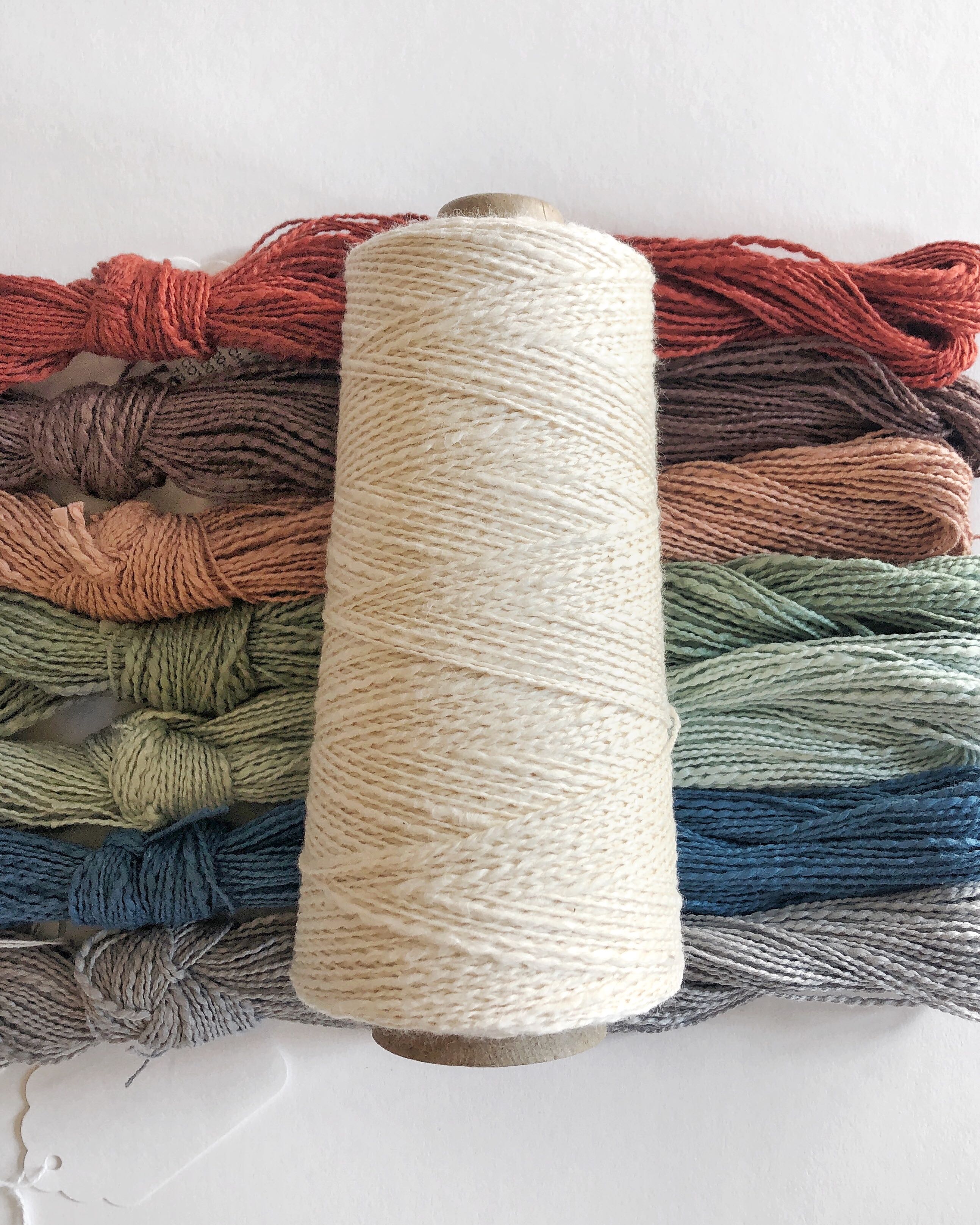 Mallo Cotton Slub Weaving Yarn ~ Clay - Gist Yarn