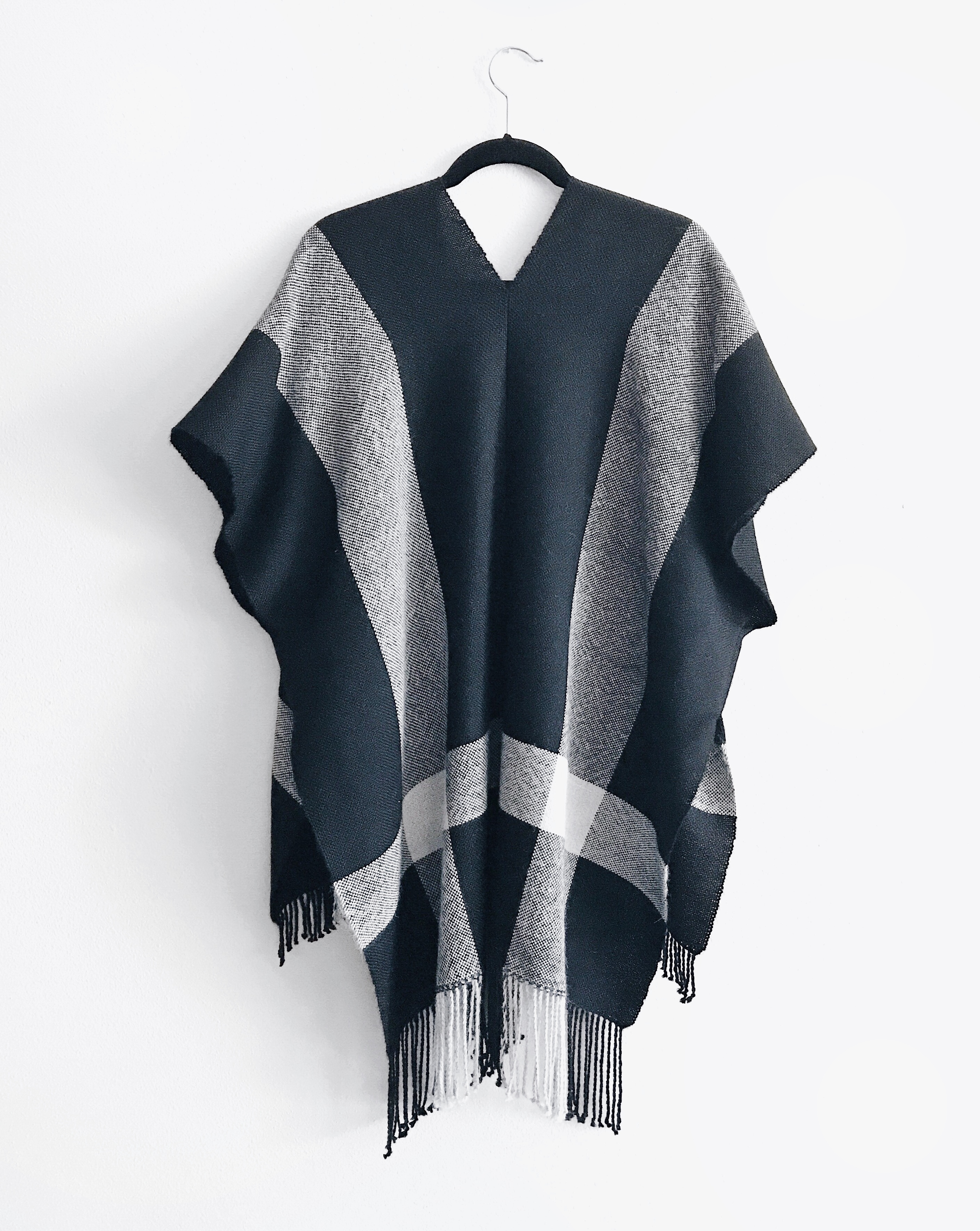 Free Pattern to Weave and Sew a Simple Alpaca Poncho or Scarf