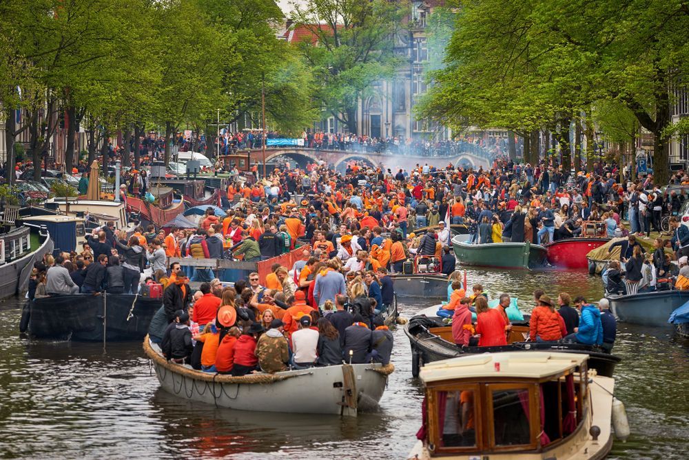 Wir sehen oranje: am holländischen Koningsdag