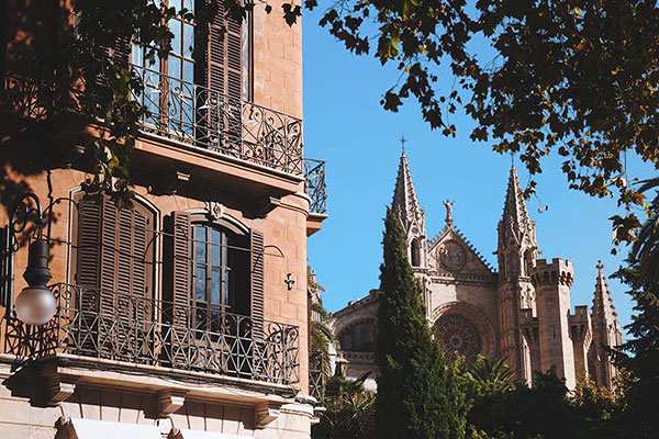 Ausblick Kathedrale Palma de Mallorca