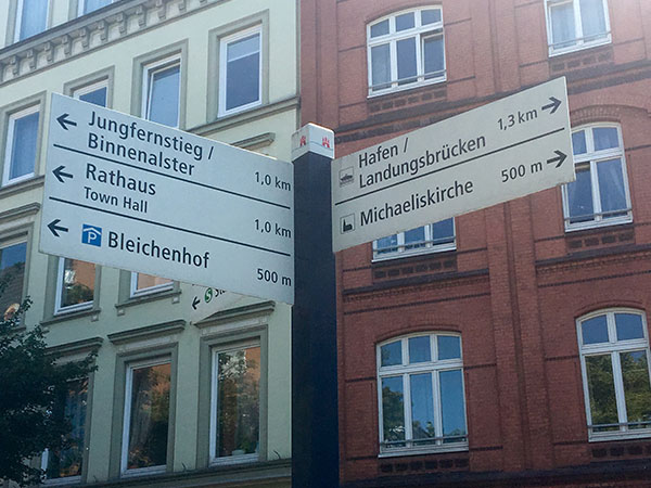 Straßenschild Neustadt