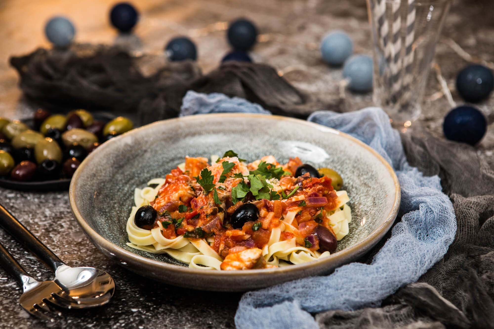 Pasta med breiflabb