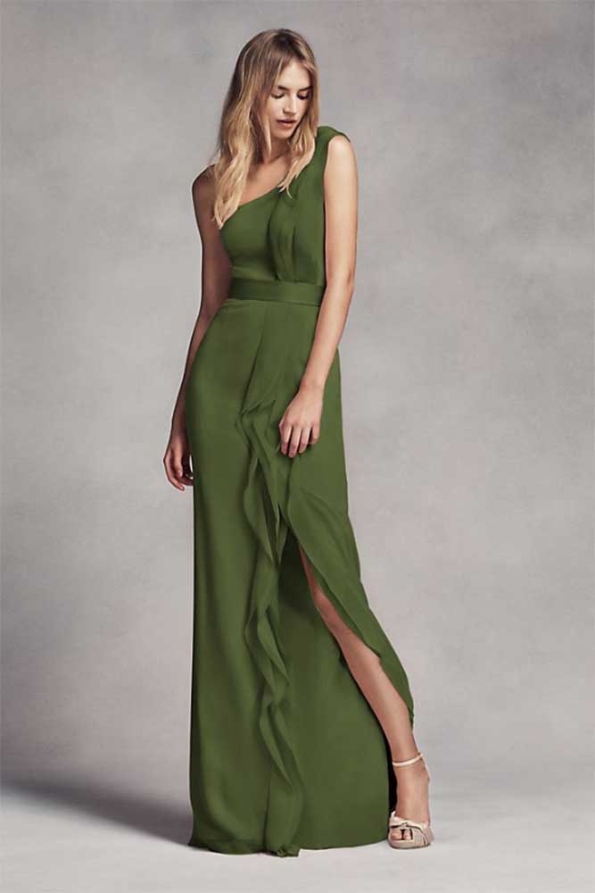floor length bridesmaid dress
