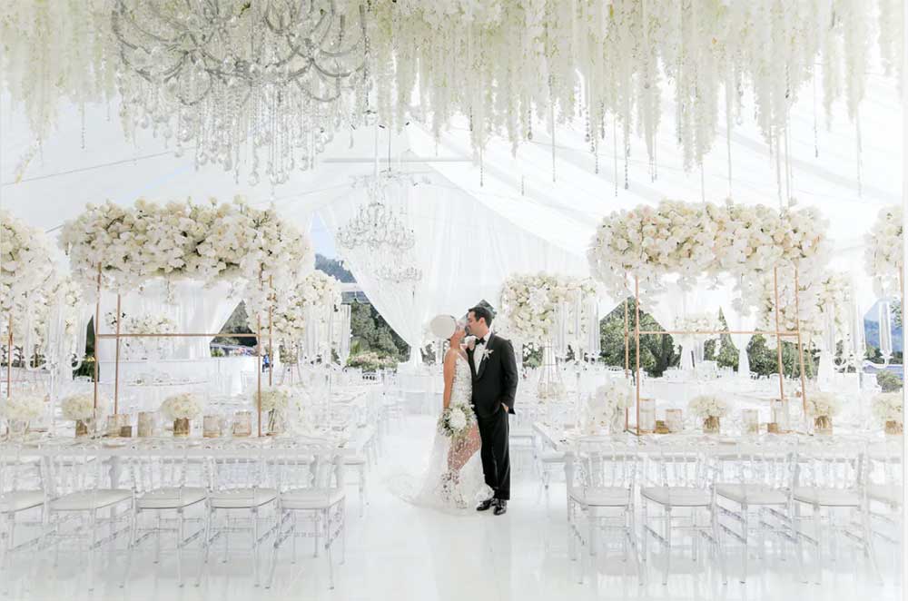 tema de bodas blanco tradicional