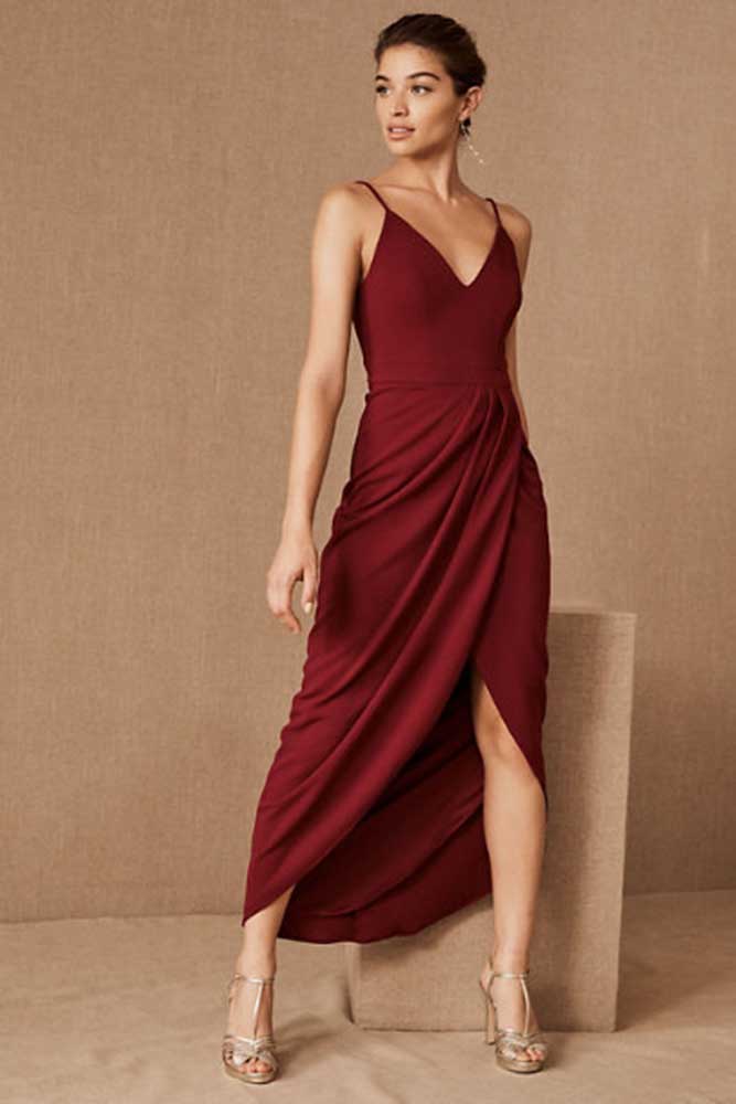 tea length bridesmaid dress from Anthropologie