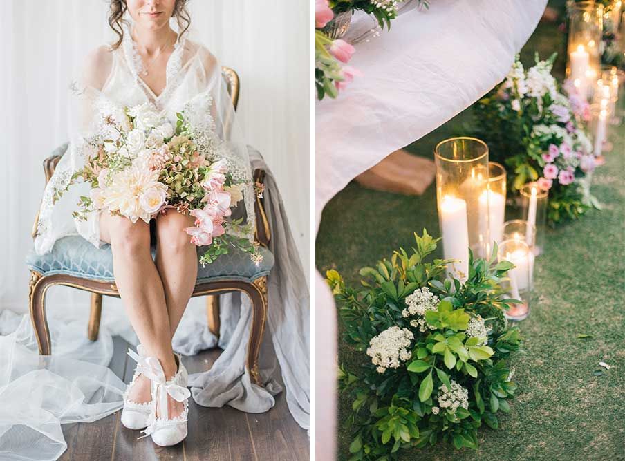 tema de boda romántico y floral