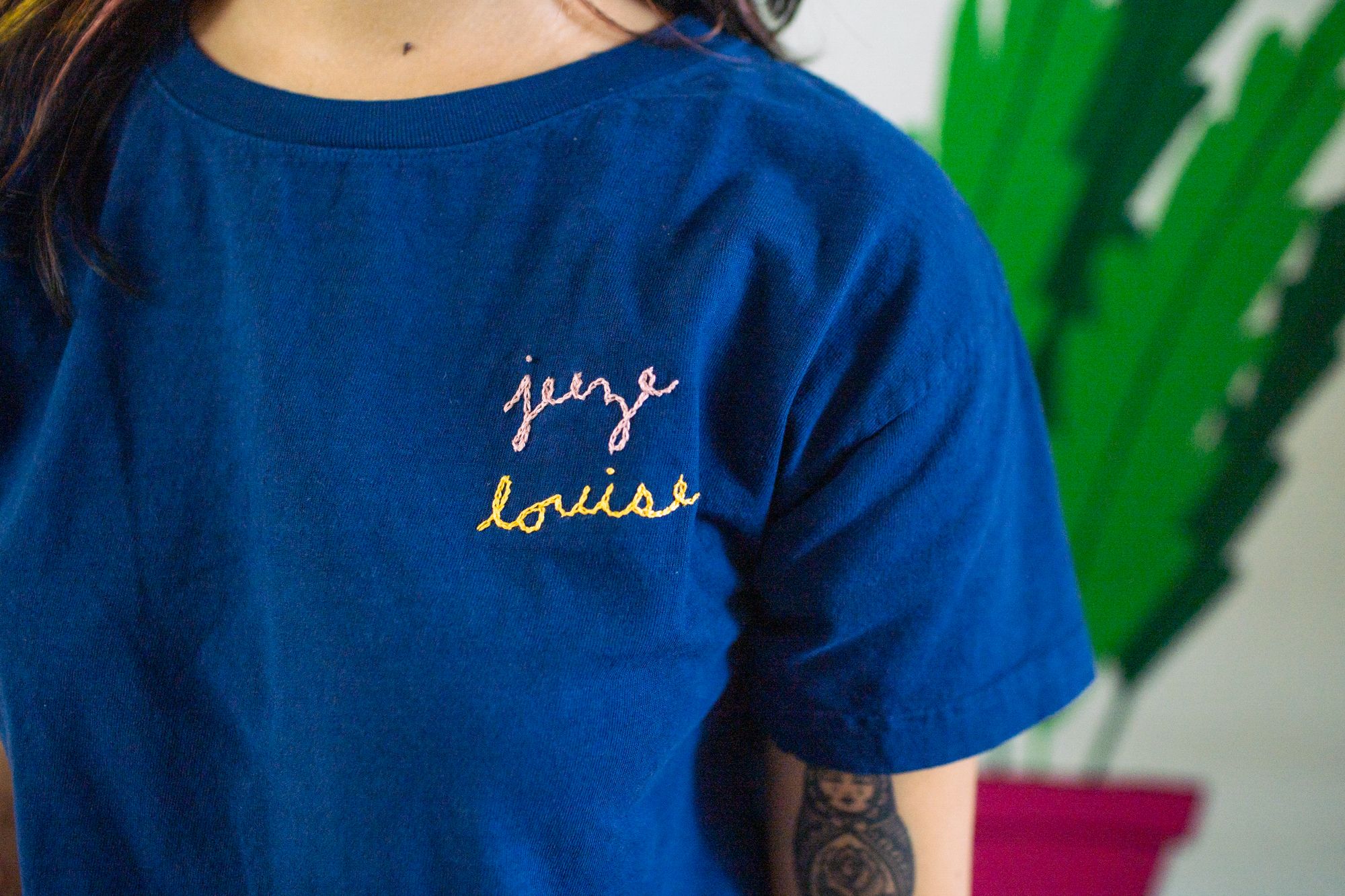 Embroidery On a T-Shirt: How to Stitch on Stretchy Fabric – Jenny Lemons