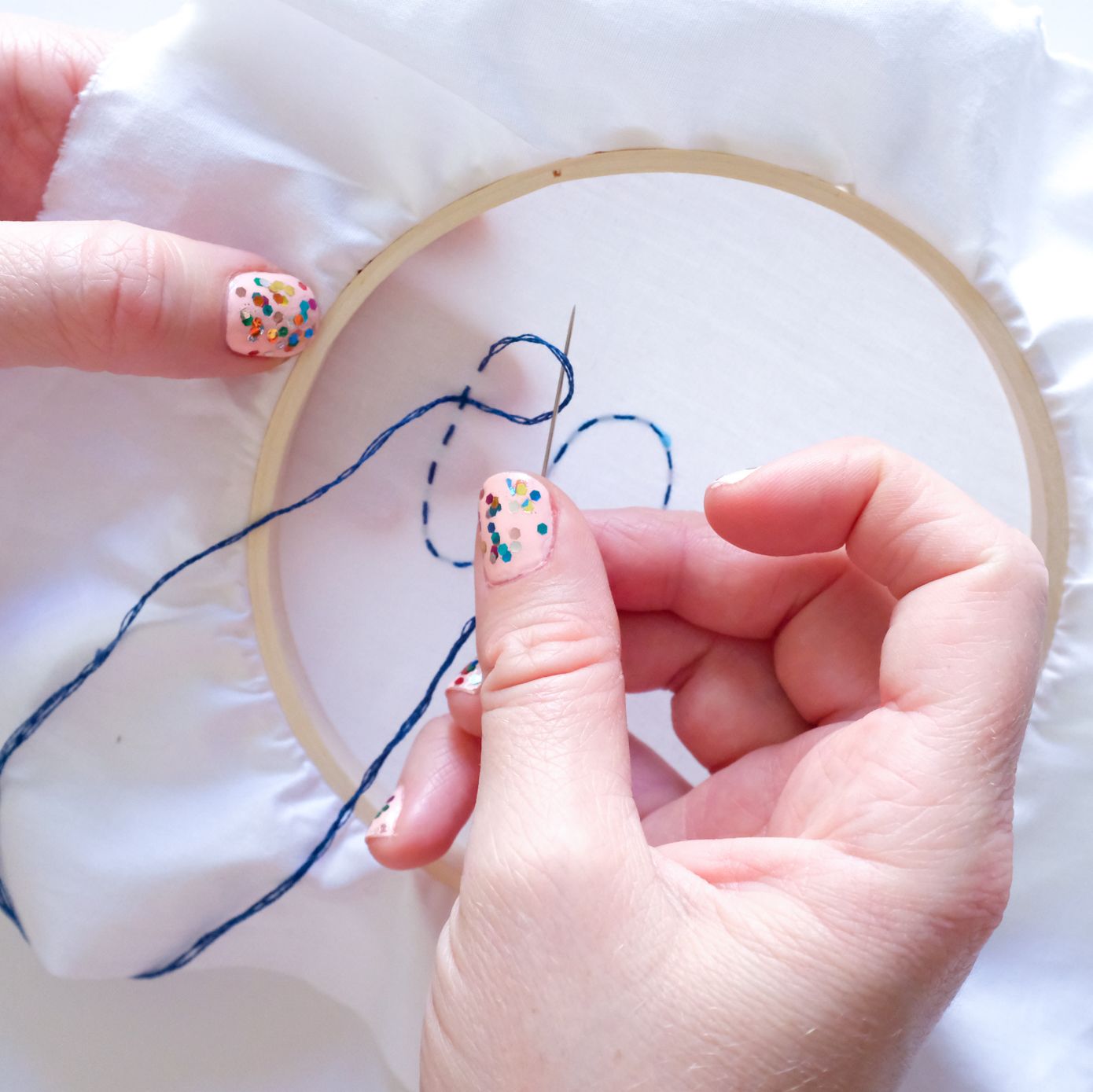 DIY Tutorial: Getting Started with Embroidery- Stretching Fabric and  Threading a Needle – Jenny Lemons