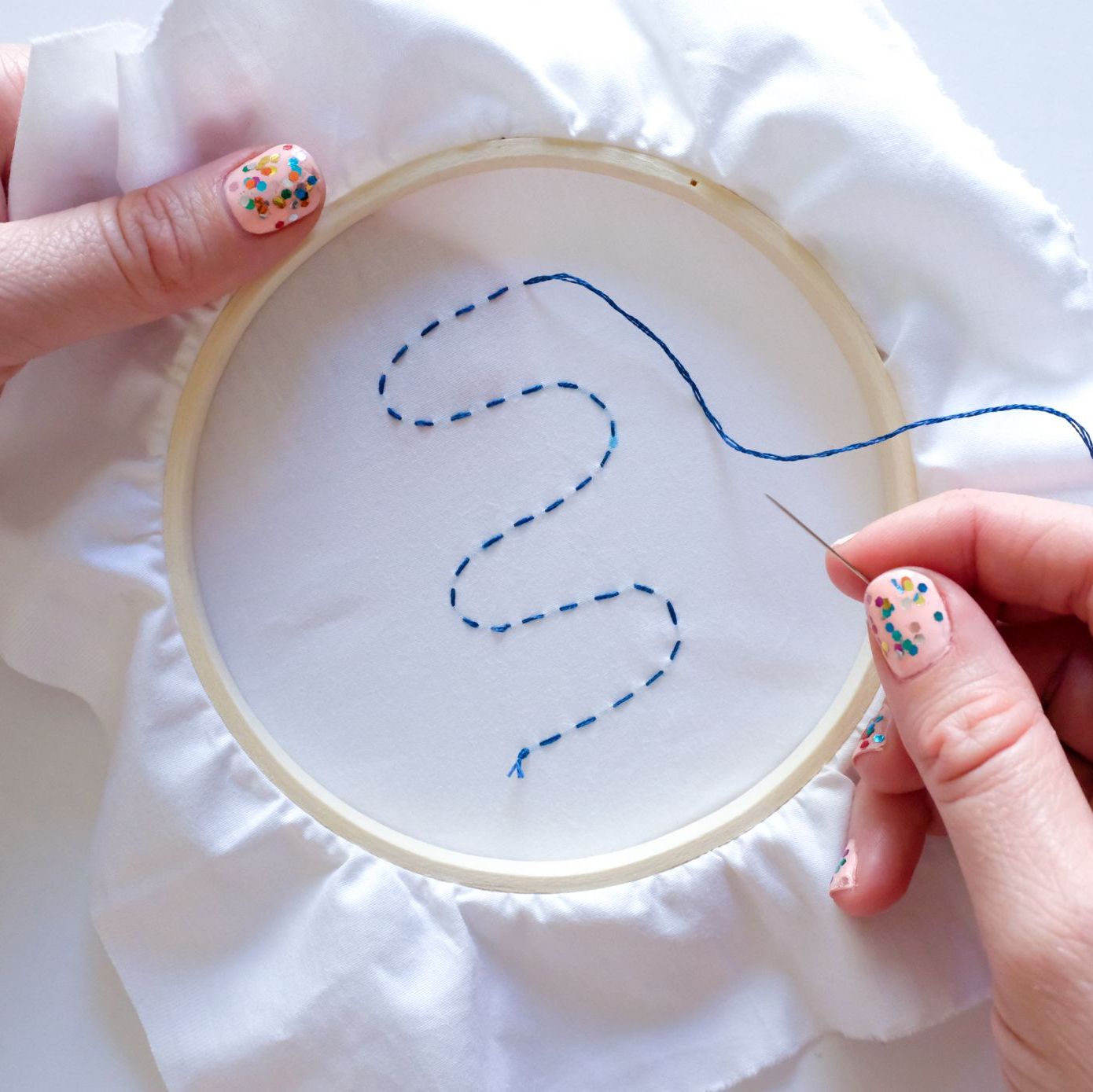 Embroidery On a T-Shirt: How to Stitch on Stretchy Fabric – Jenny Lemons