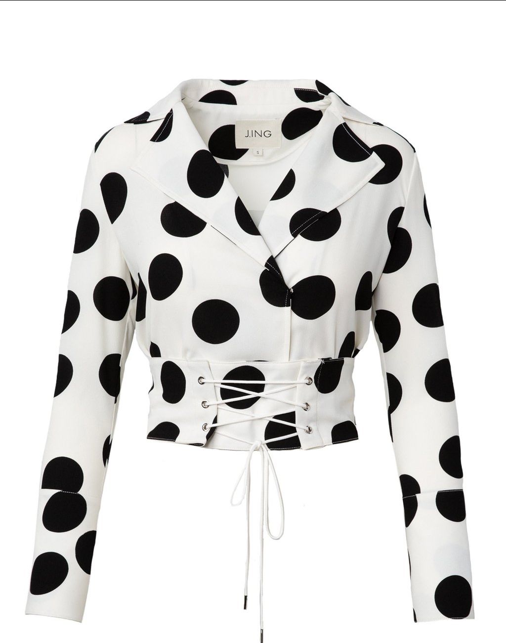 Polka Dot Corset Top by J.ING LA women's fashion clothing