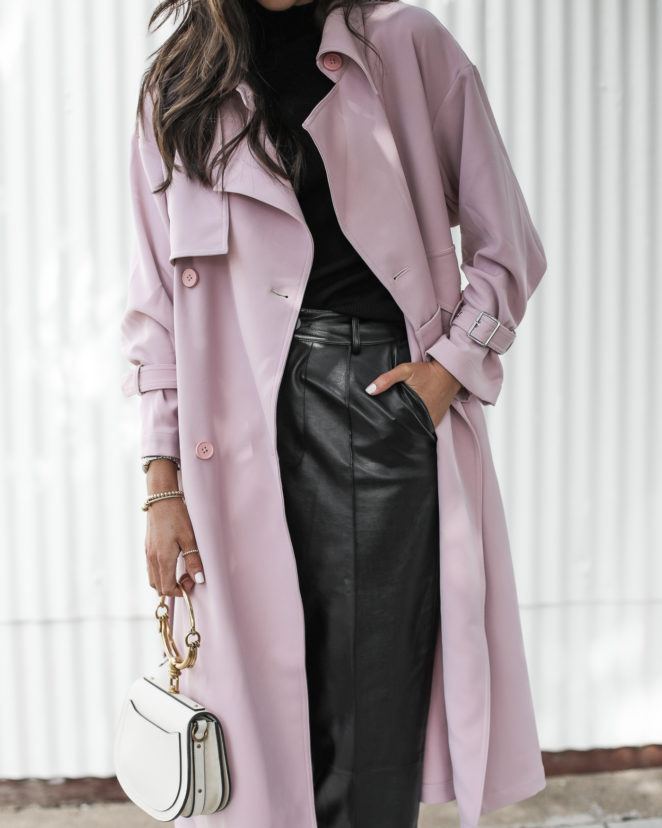 Wearing J.ING's Scarlet Coat in the street