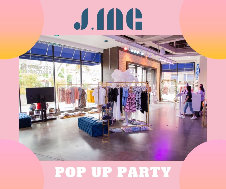 J.ING pop up party at partywith in arcadia