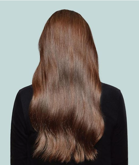 The back view of a woman with long brown hair - Josh Wood Hair Colour Expert