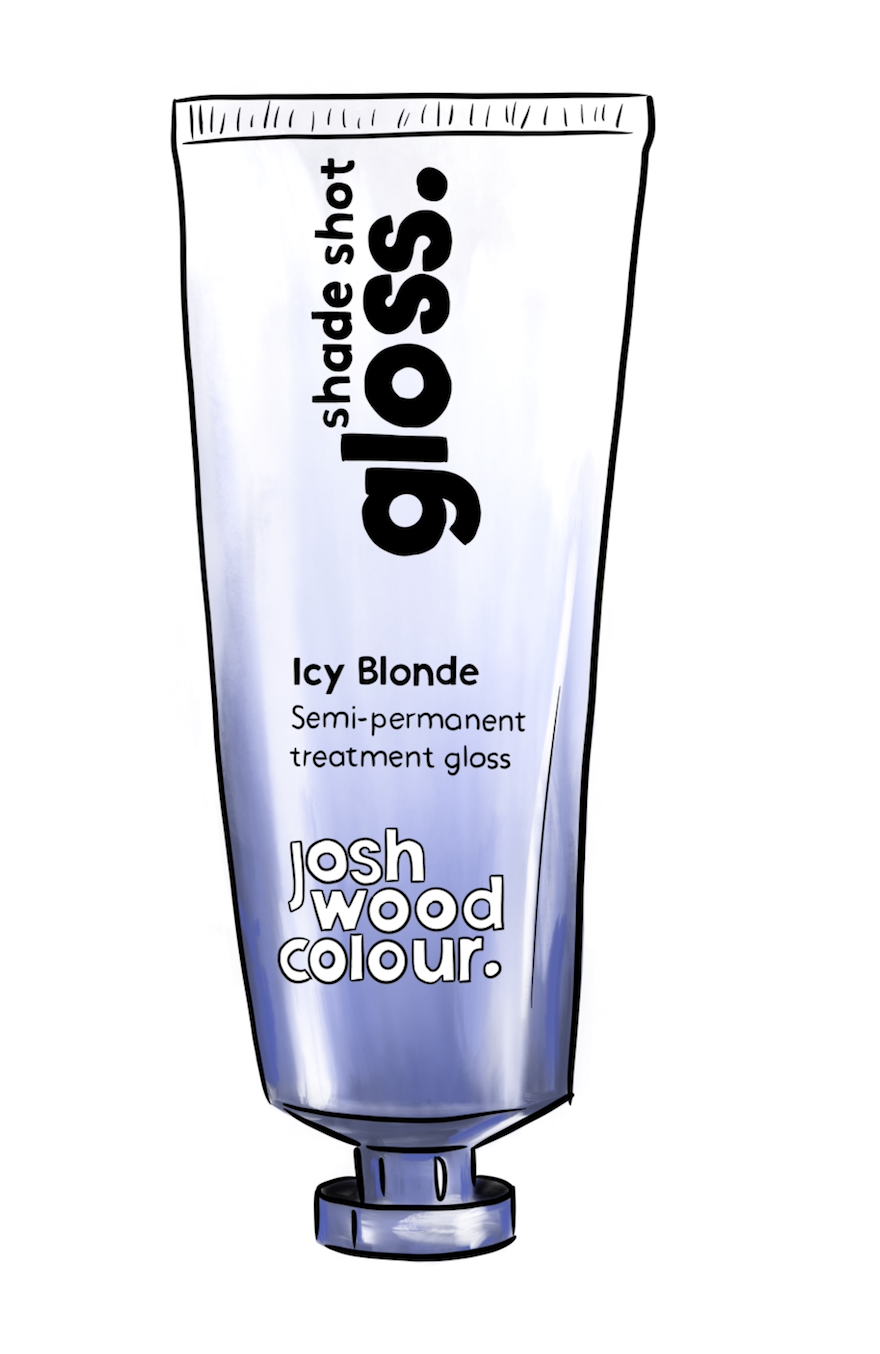 A tube of gloss icy blonde - Josh Wood Hair Colour Expert