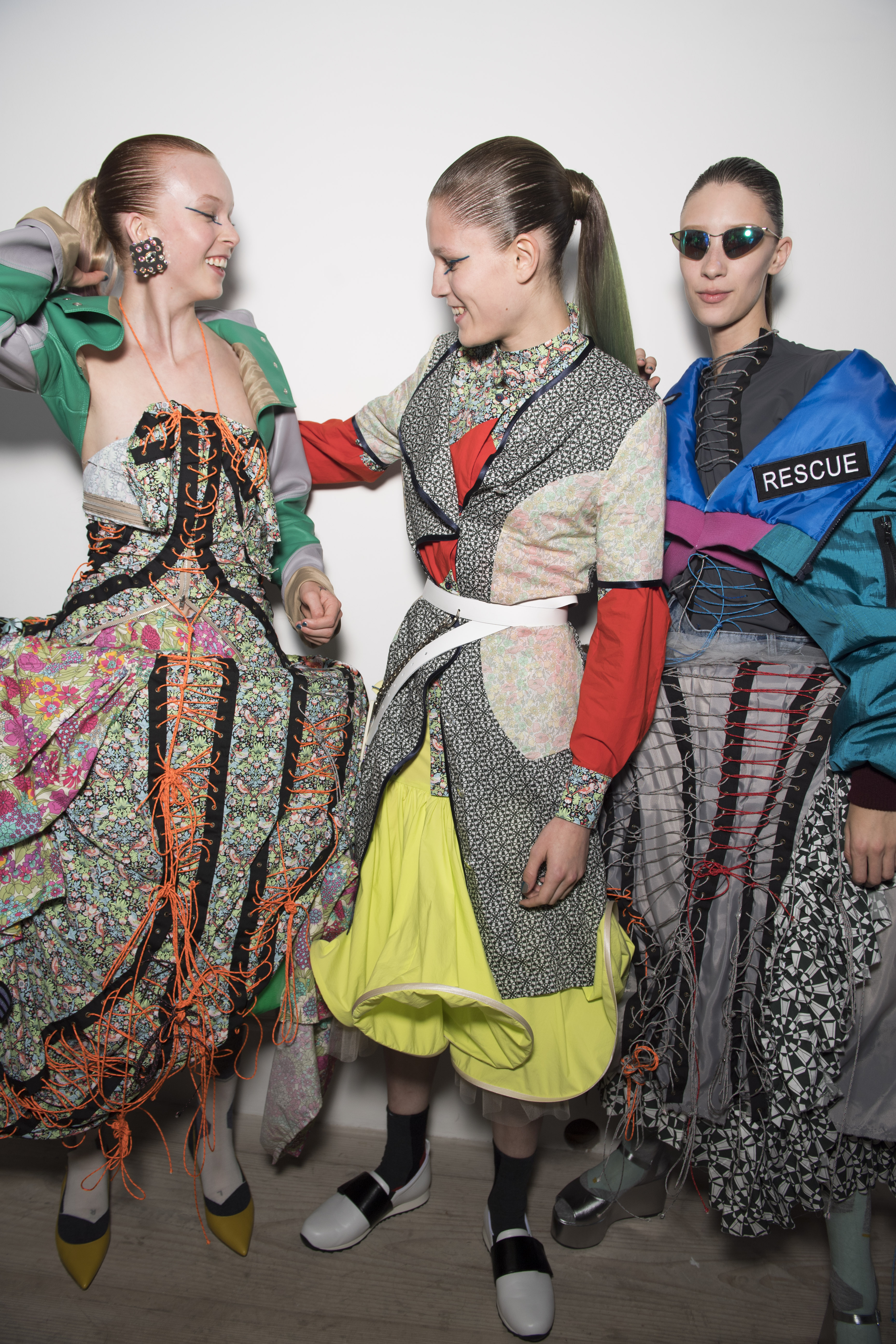 Josh gets colour creative backstage at Marc Jacobs and Matty Bovan