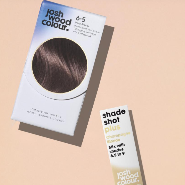 A box of hair dye and a box of hair dye on a beige background - Josh Wood Hair Colour Expert