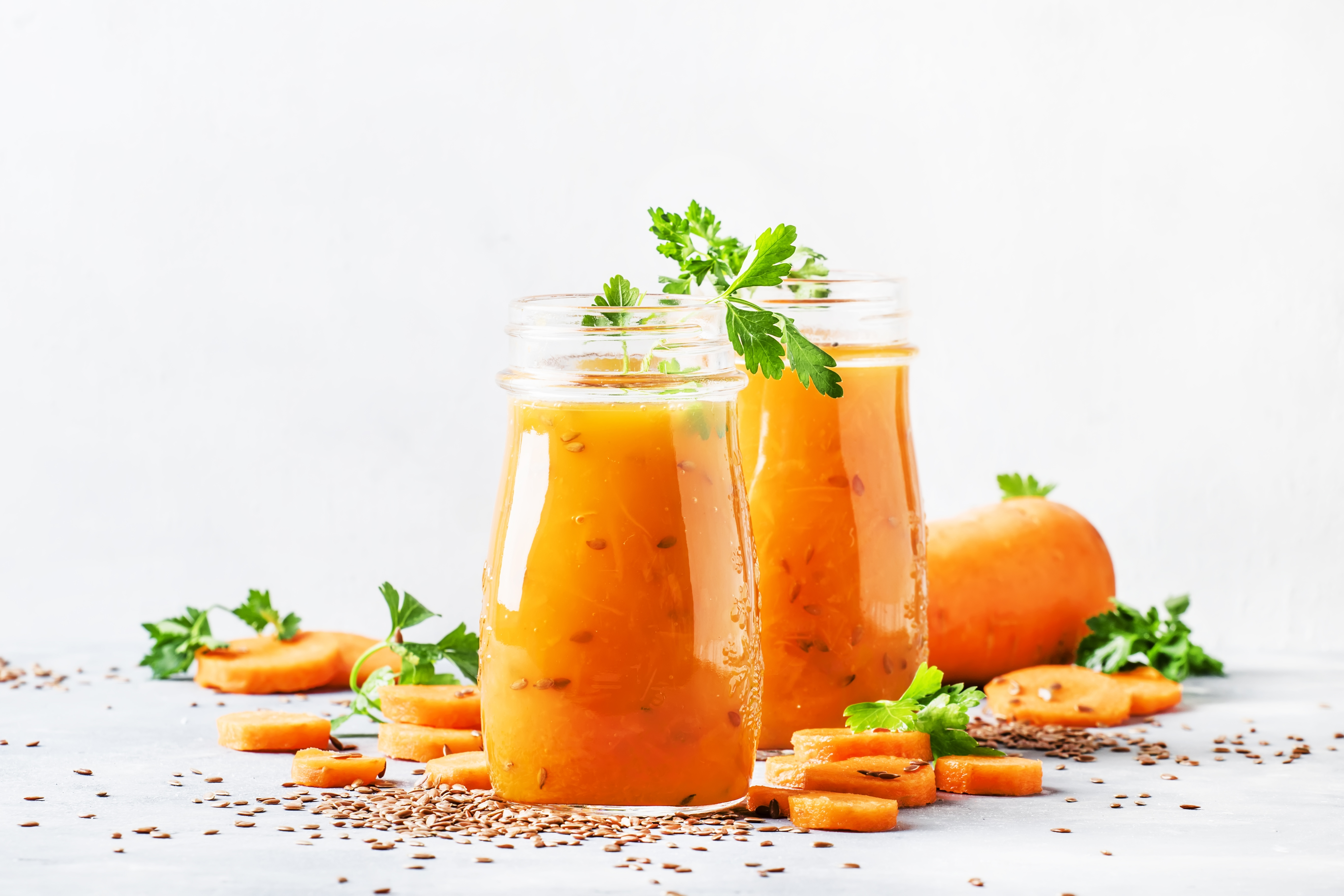 Jus orange bonne mine